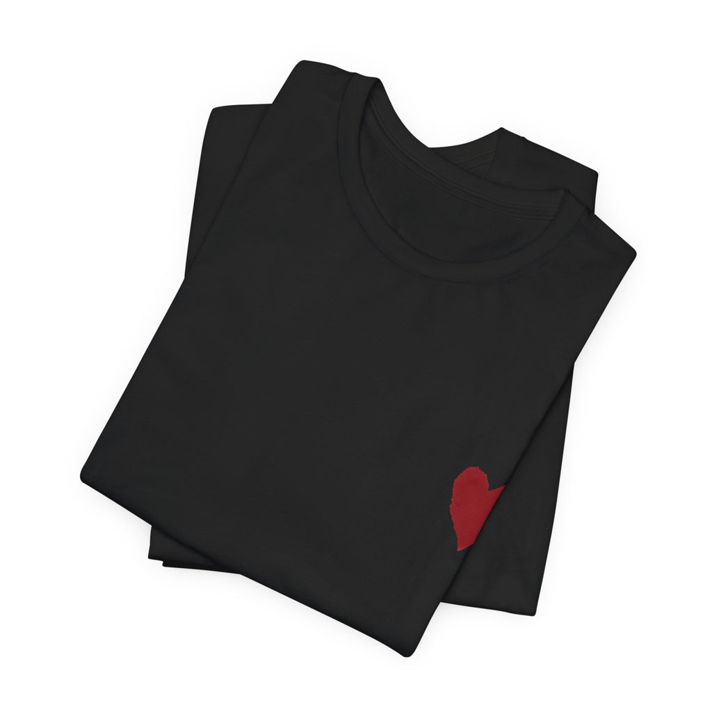 Hand-Drawn Red Heart Tee | Heartback Graphic T-Shirt