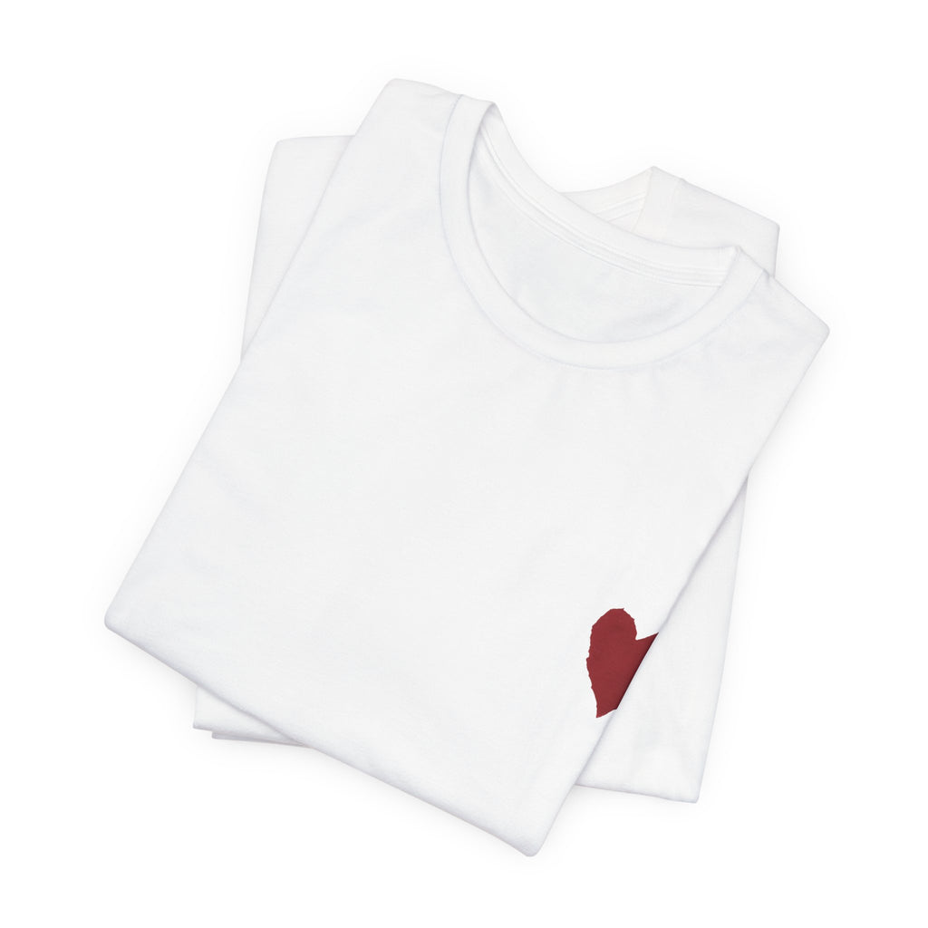 Hand-Drawn Red Heart Tee | Heartback Graphic T-Shirt