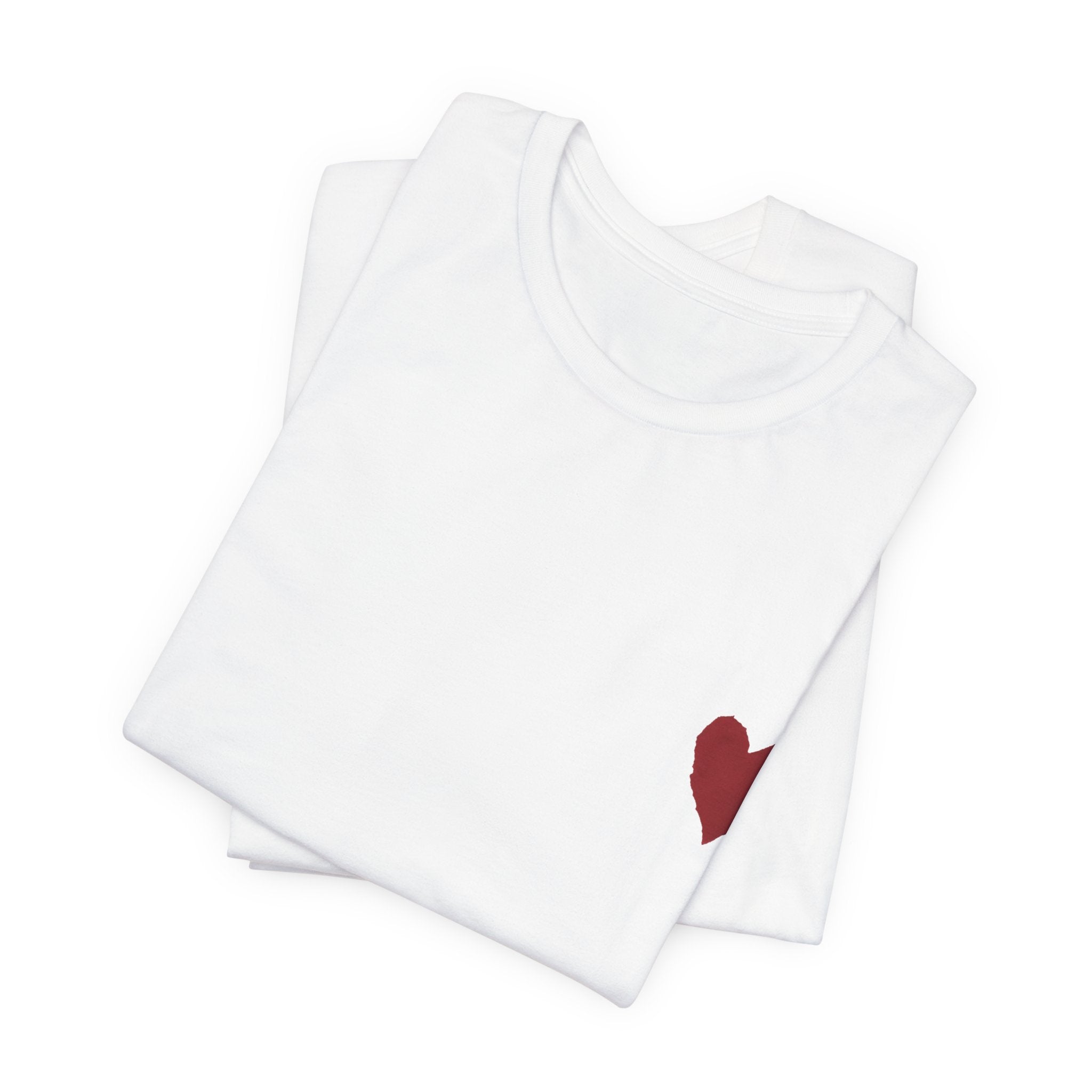 Hand-Drawn Red Heart Tee | Heartback Graphic T-Shirt