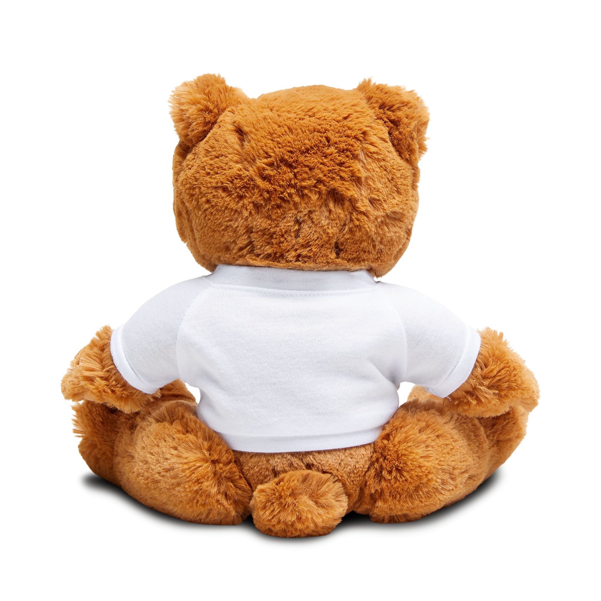 Sweet Dreams Teddy Bear Plush — Soft Brown Bear with 'Sweet Dreams' T‑Shirt
